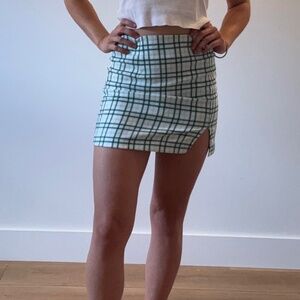 Plaid Mini Skirt